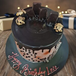 Eggless Cake with chocolate