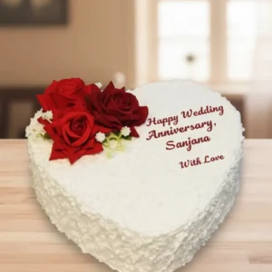 Golden Moments Anniversary Cake