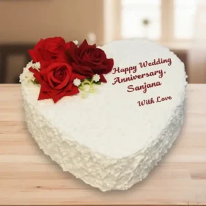 Golden Moments Anniversary Cake