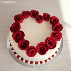 Endless Love Anniversary Cake
