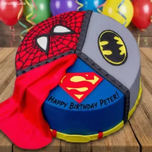 Super Hero Adventure Birthday Cake