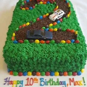Jungle Safari Animals Birthday Cake