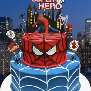 Spider man Birthday Cake