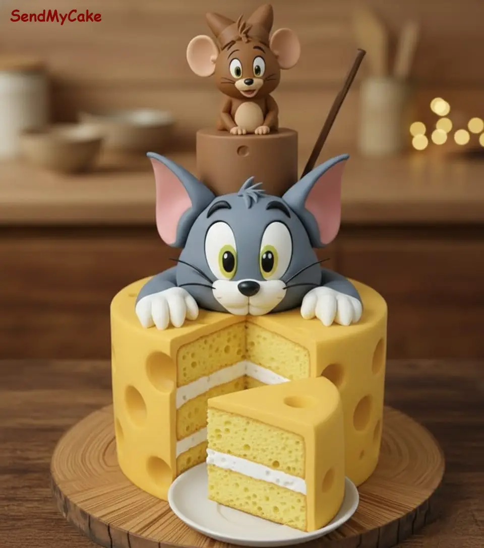 Tom And Jerry Two Step Cake Eggless - Image 2