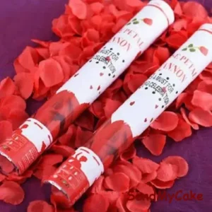 Premium Rose Petal Party Popper - Single Unit (Romantic Celebration Cannon)