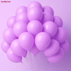 50-Pieces Lavender Purple Latex Balloon Pack