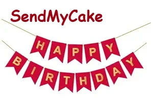 Red and Gold "Happy Birthday" Bunting Banner