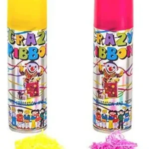 Colorful Crazy Ribbon Party String Spray - 1 Piece