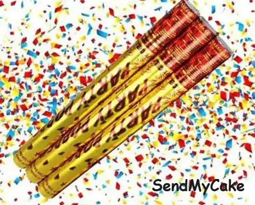 38cm Gold Party Popper Confetti Cannon – High Blast Single Piece